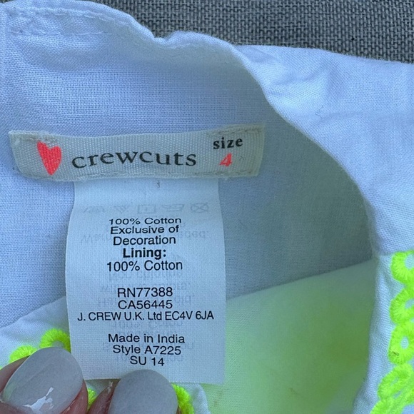 Crewcuts Embroidered Dress - size 4 - Picture 3 of 3